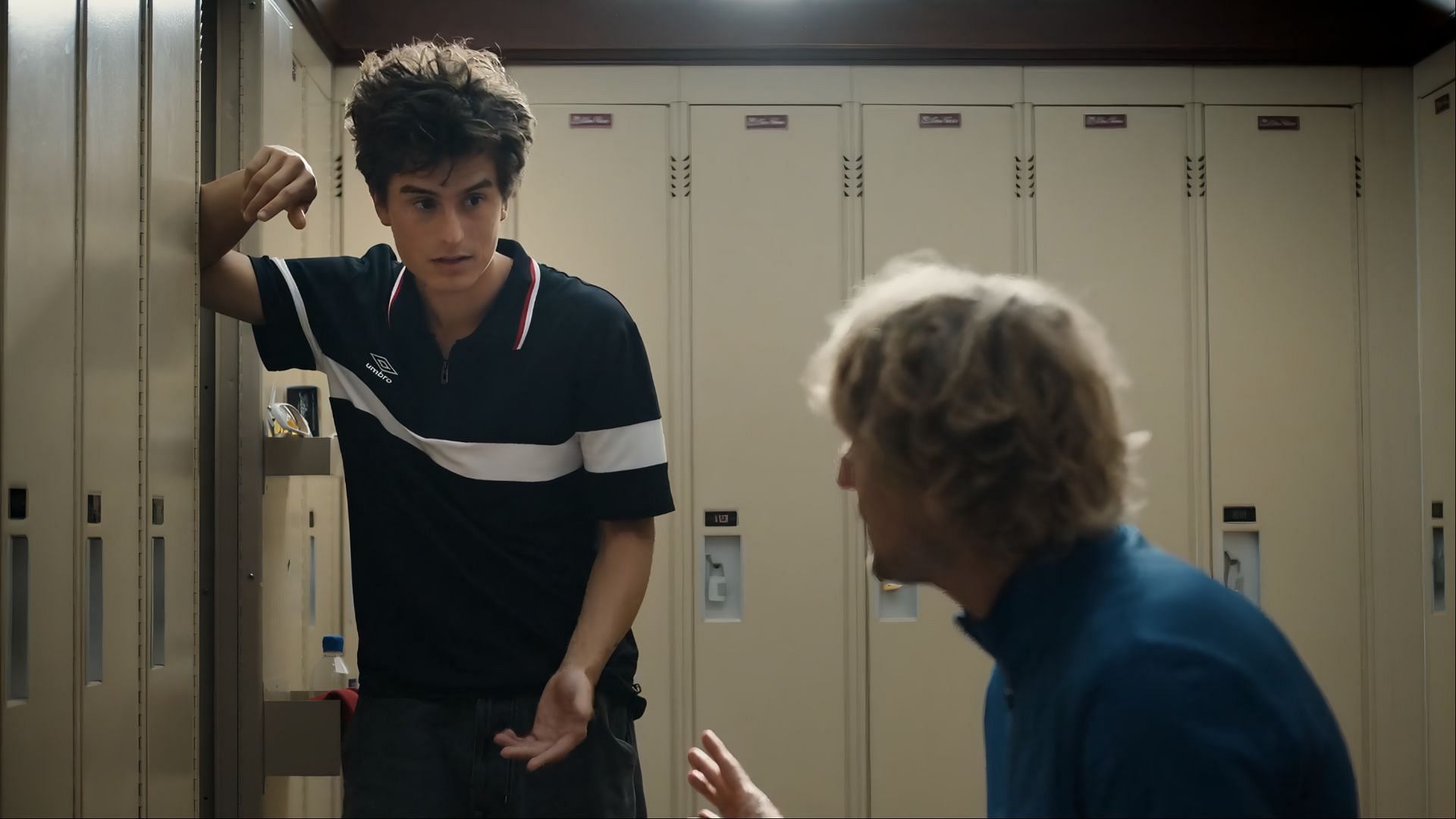 Tensions rise as Santi questions Pryce about honesty and trust in Stick season 1 episode 6 (Image via AppleTV+)